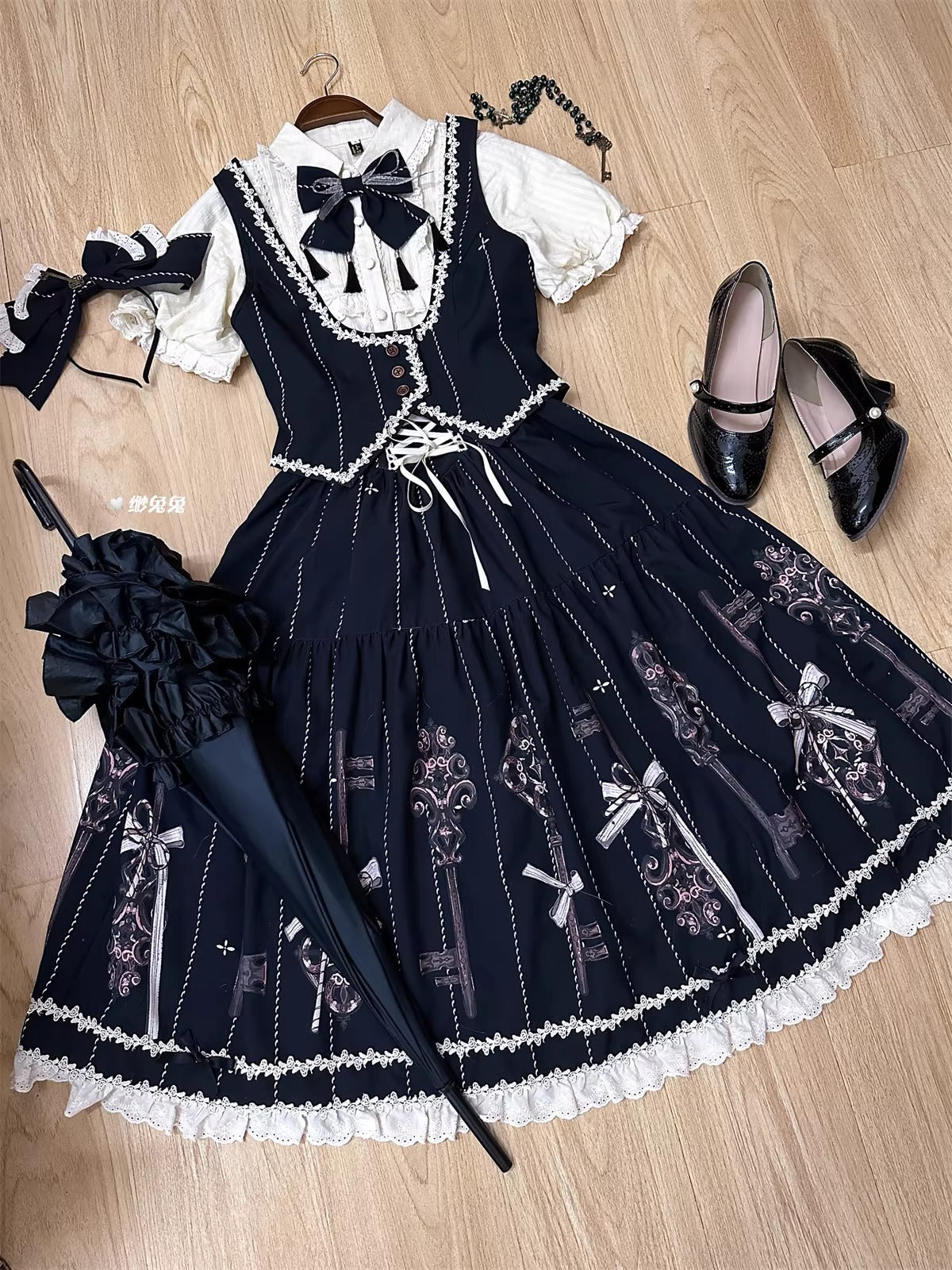 【受注予約~3/18】Secret key ベスト・ブラウス・スカート【Uncle's Workshop】