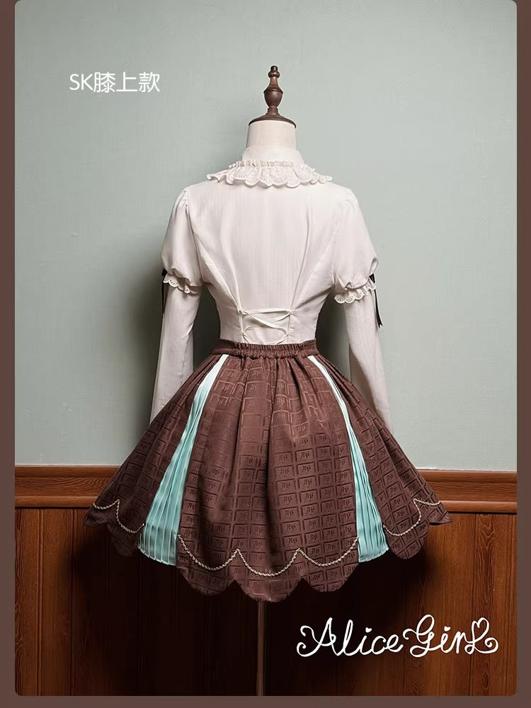 【受注予約~3/3】Chocolate Bear ジャンパースカート・スカート【Alice Girl】