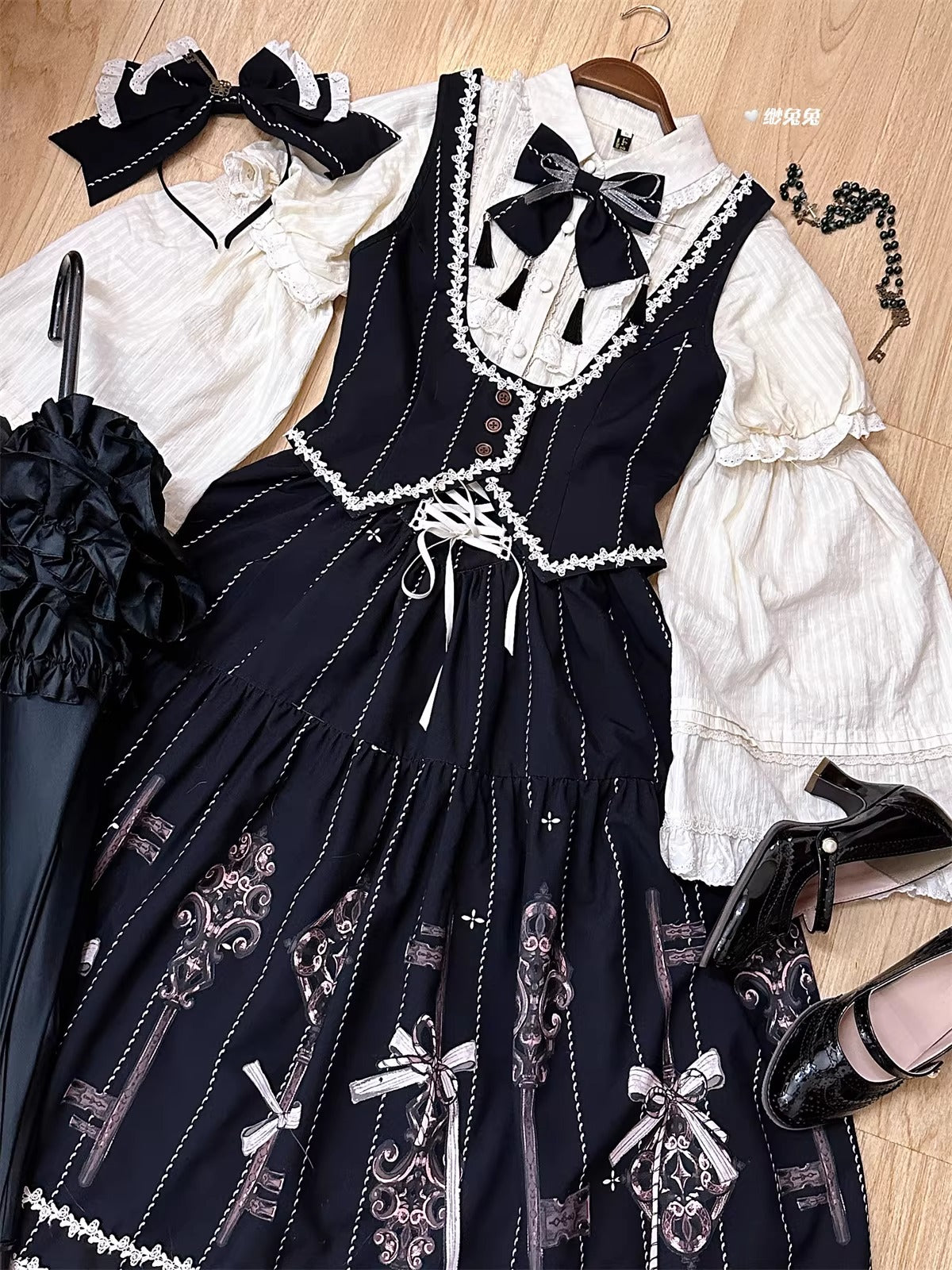 【受注予約~3/18】Secret key ベスト・ブラウス・スカート【Uncle's Workshop】