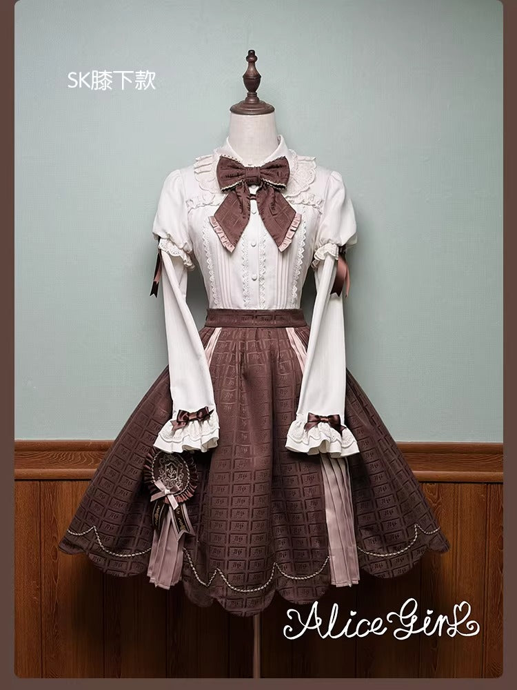 【受注予約~3/3】Chocolate Bear ジャンパースカート・スカート【Alice Girl】