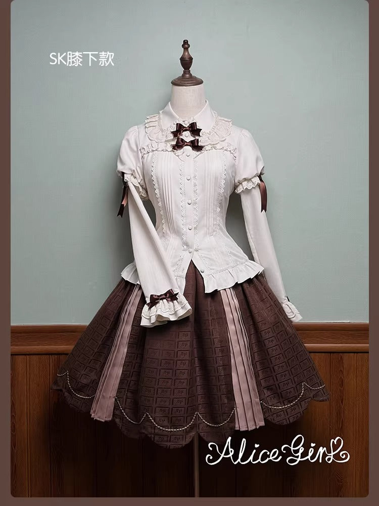 【受注予約~3/3】Chocolate Bear ジャンパースカート・スカート【Alice Girl】