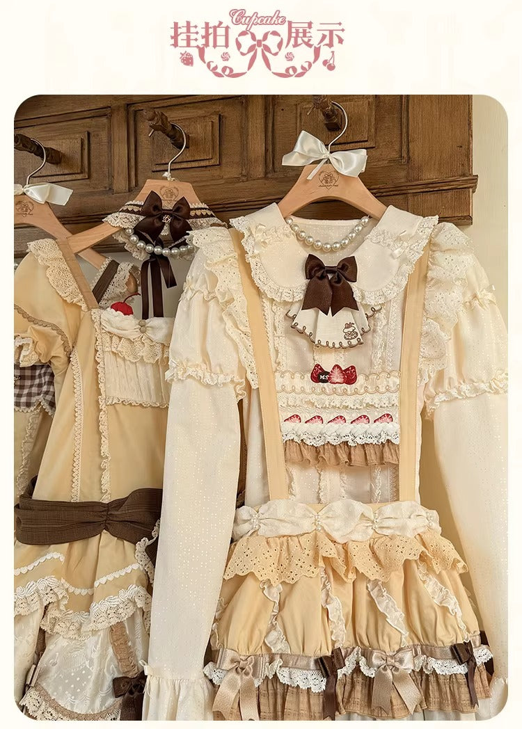 【受注予約~1/26】CupCakes ブラウス【花与珍珠匣】