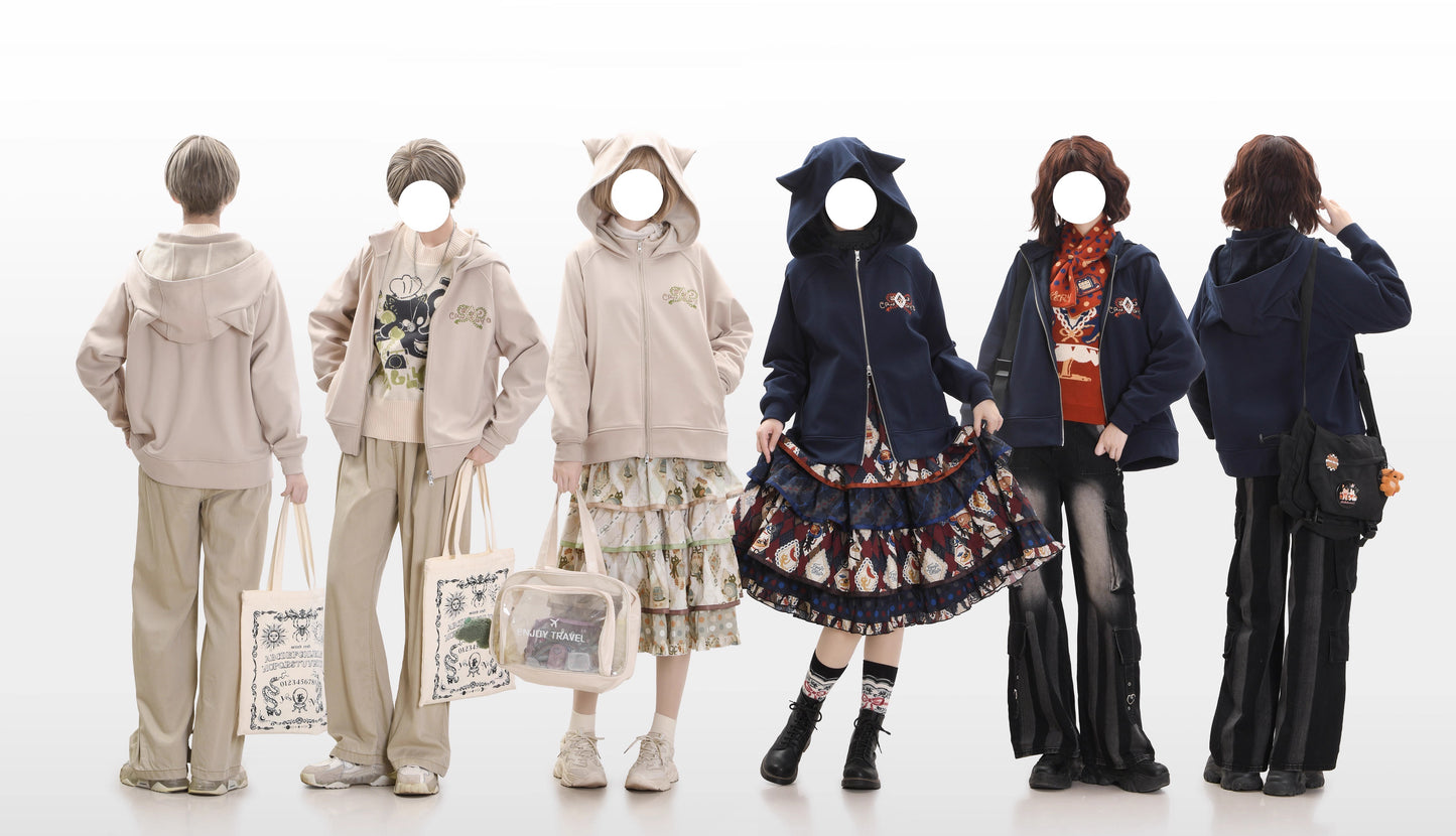 Cat Afternoon Tea パーカー【FrogicStudio】