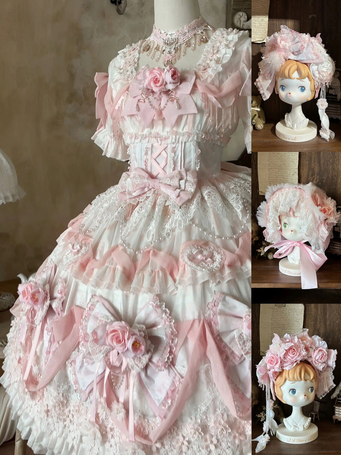 【受注予約~6/23】Flower Mirror Doll 2.0 ワンピース【sedef】