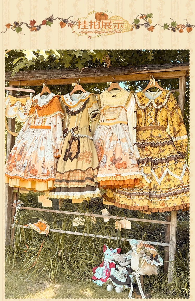 [Pre-orders open until October 2nd] Autumn Harvest in the Hill One-Piece Dress [Flowers and Pearl Box]