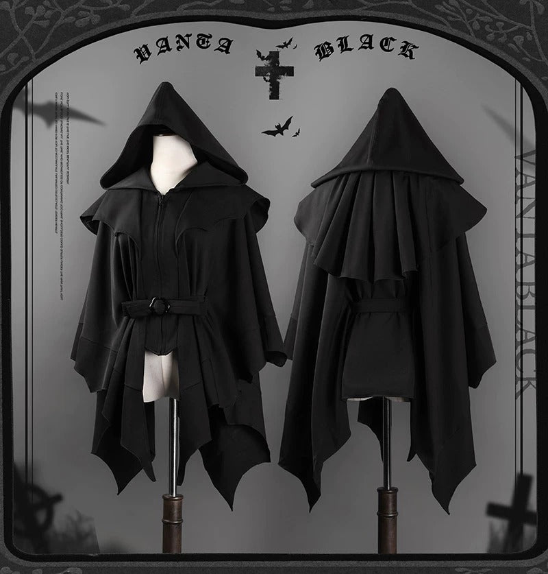 コウモリフード付きマント【VantablackStudio】 – Epetice