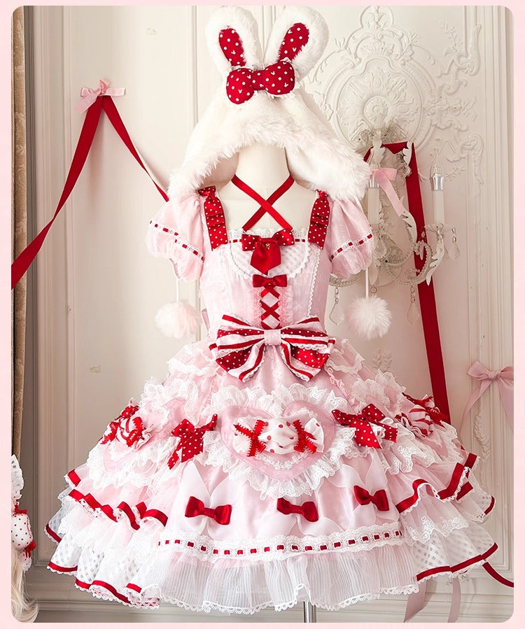 【受注予約~12/8】Candy Wrapper ワンピース【花与珍珠匣】