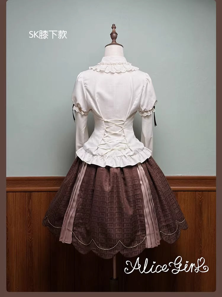 【受注予約~3/3】Chocolate Bear ジャンパースカート・スカート【Alice Girl】