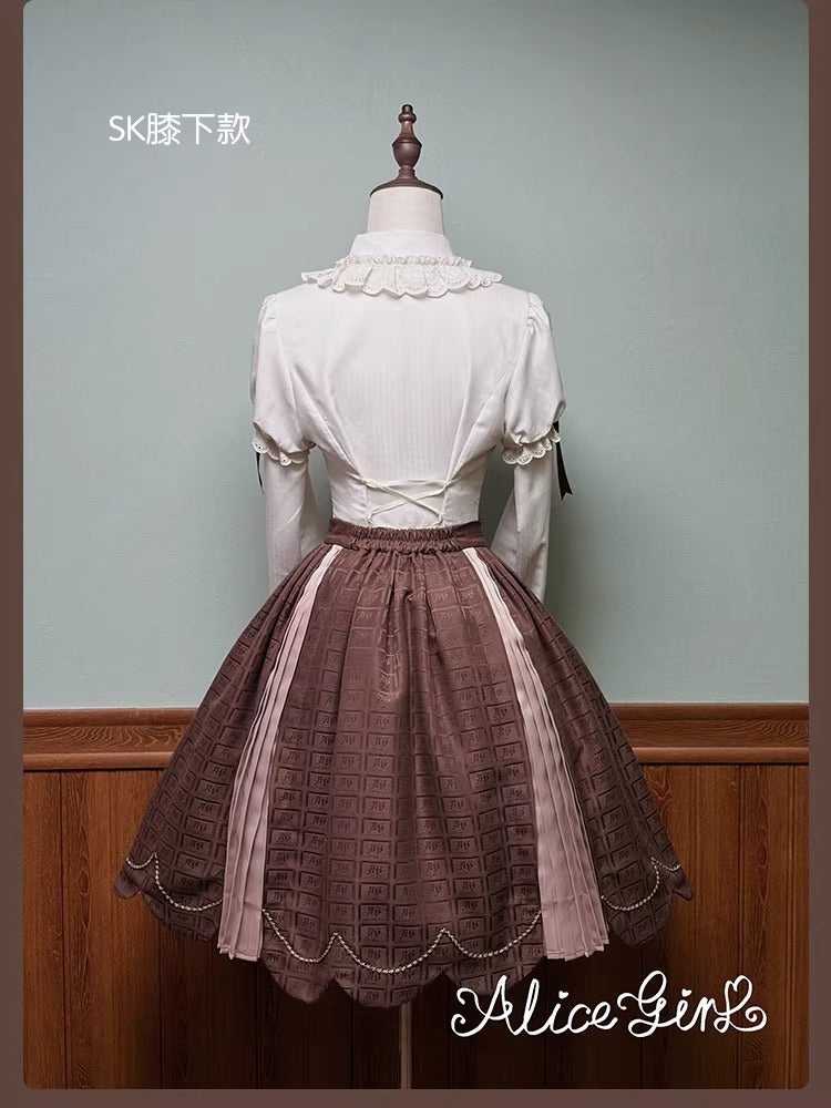 【受注予約~3/3】Chocolate Bear ジャンパースカート・スカート【Alice Girl】