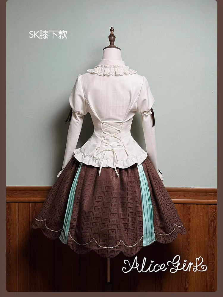 【受注予約~3/3】Chocolate Bear ジャンパースカート・スカート【Alice Girl】