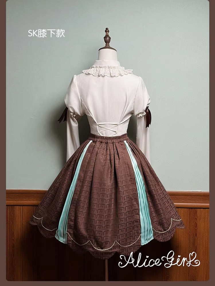 【受注予約~3/3】Chocolate Bear ジャンパースカート・スカート【Alice Girl】