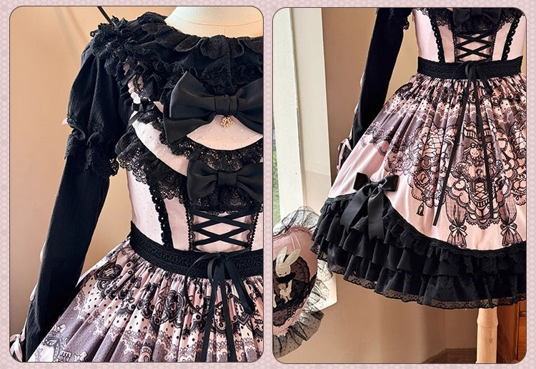 【受注予約~12/23】Race Doll ジャンパースカート(タイプ3)【花与珍珠匣】