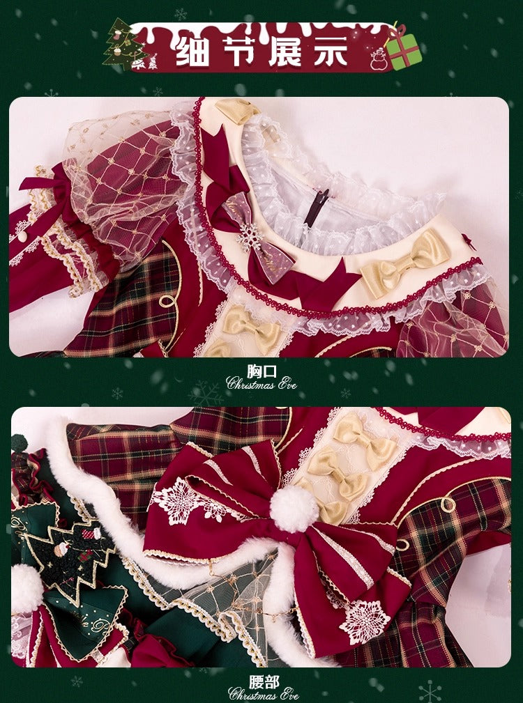 【受注予約~10/28】Christmas Eve ワンピース・ジャンパースカート【花与珍珠匣】