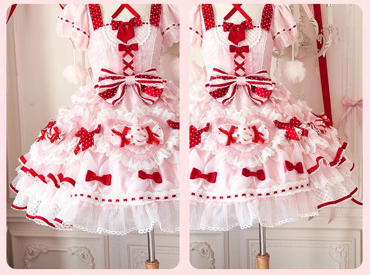 【受注予約~12/8】Candy Wrapper ワンピース【花与珍珠匣】