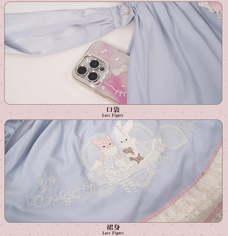 【受注予約~12/23】Race Doll ワンピース(タイプ5)【花与珍珠匣】