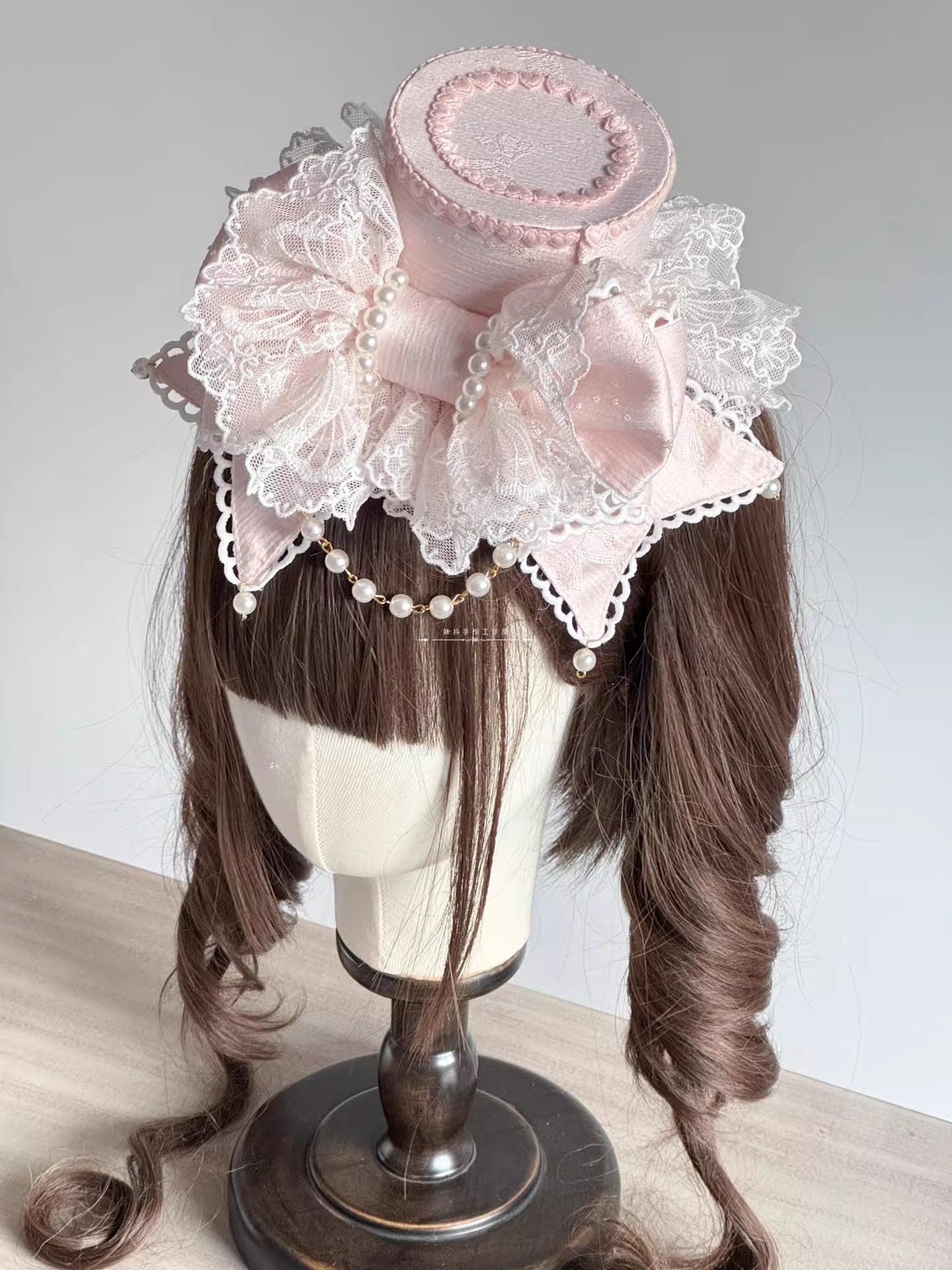 プチリボンシルクハット【妹抖手作工作屋】