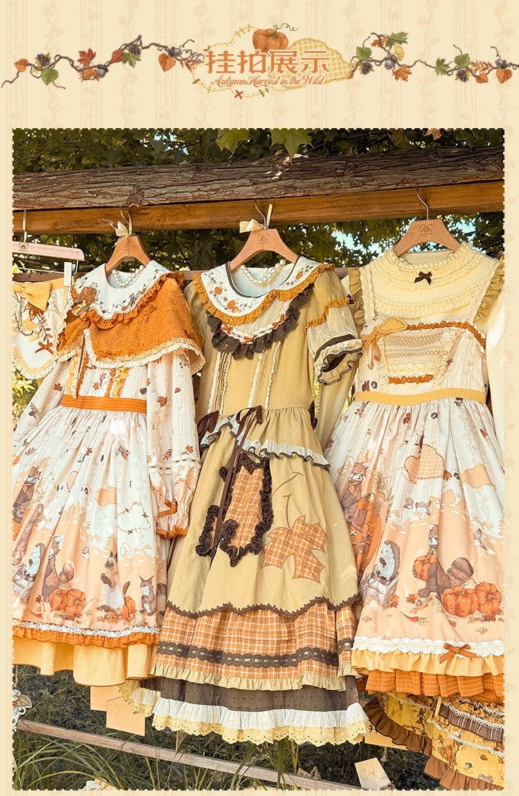 [Pre-orders open until October 2nd] Autumn Harvest in the Hill One-Piece Dress [Flowers and Pearl Box]