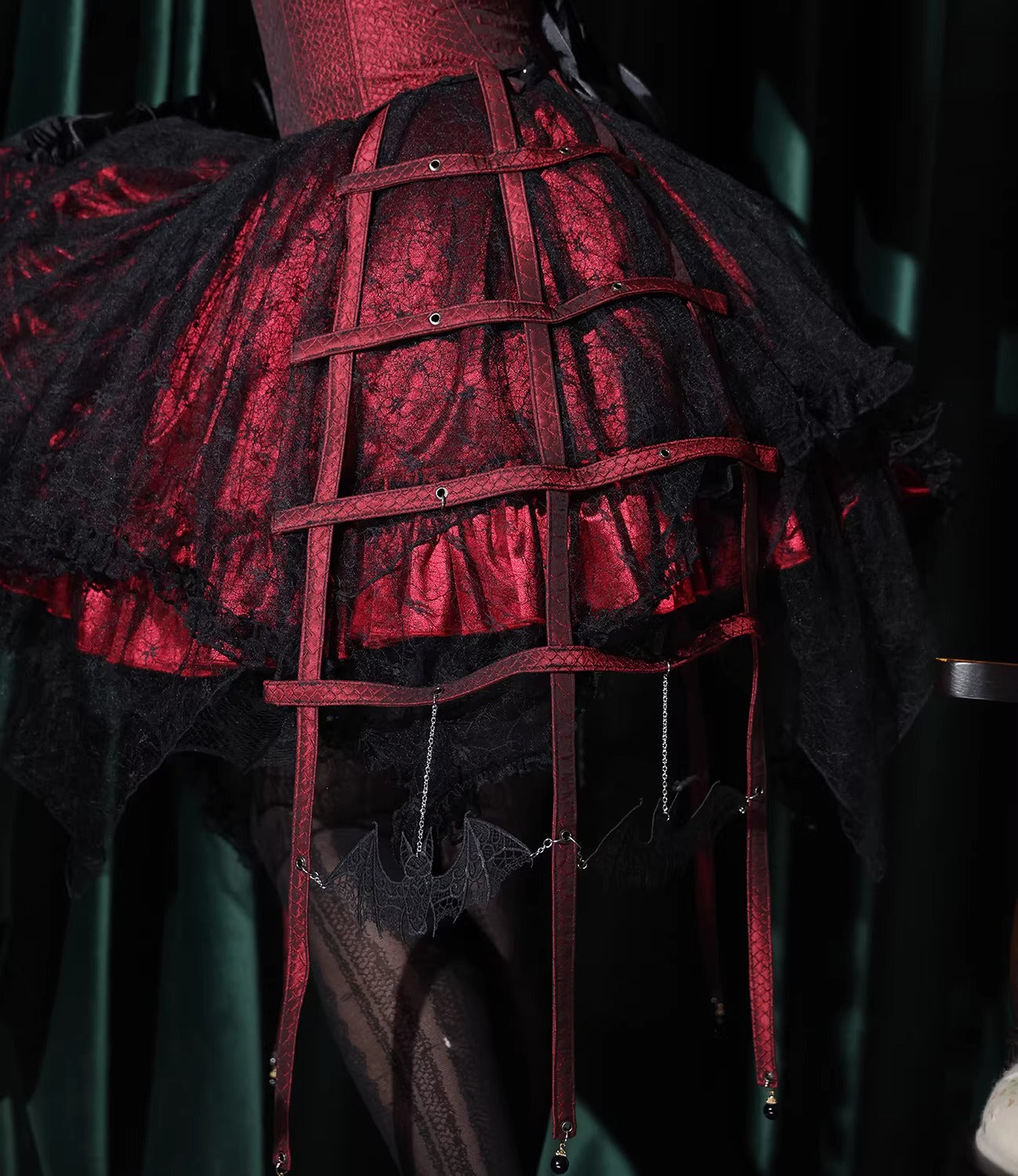 クリノリン型スカート飾り(蝙蝠レース)【Oblivion Street】