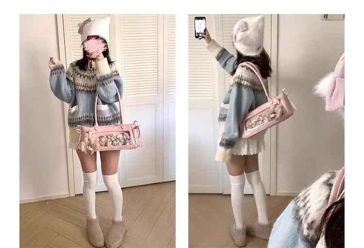 スクエアトート痛バッグ【NanNanSpecial】