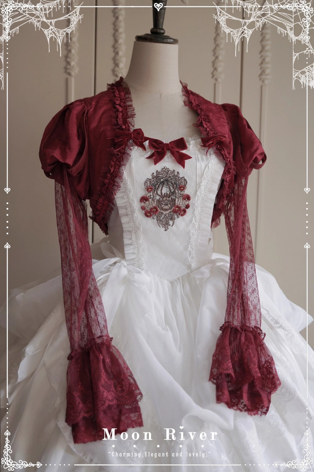 【受注予約~12/11】月光蜘蛛 ケープ・ボレロ【Moon River】