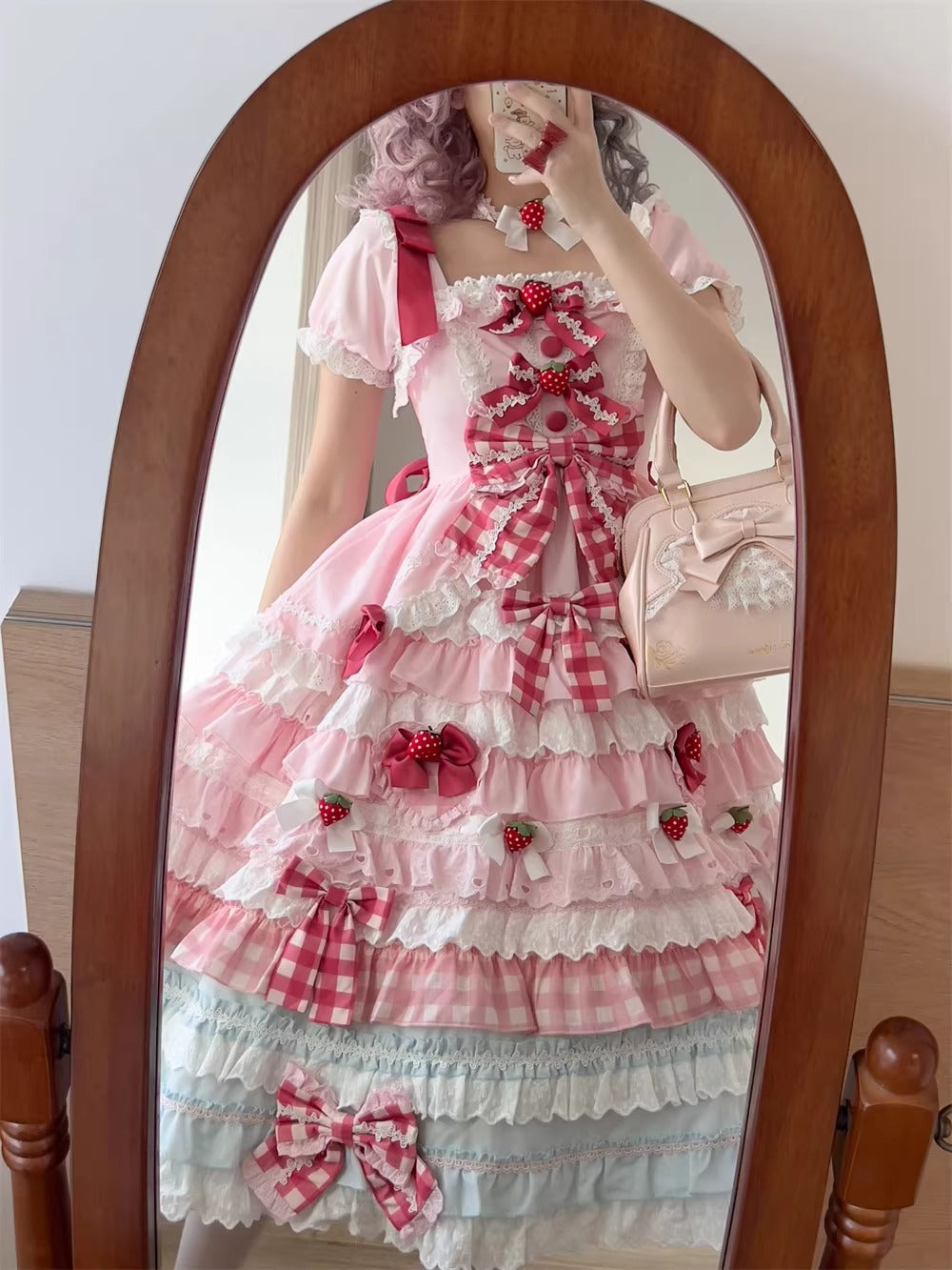 【受注予約~3/18】Berry Crepe ワンピース【Uncle's Workshop】