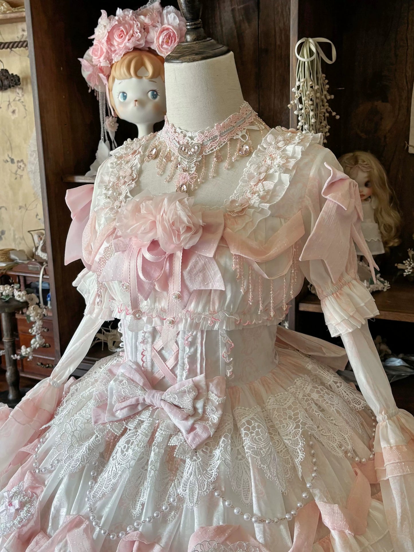 【受注予約~6/23】Flower Mirror Doll 2.0 ワンピース【sedef】