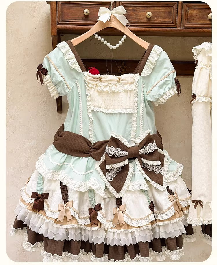 【受注予約~1/26】CupCakes ワンピース【花与珍珠匣】