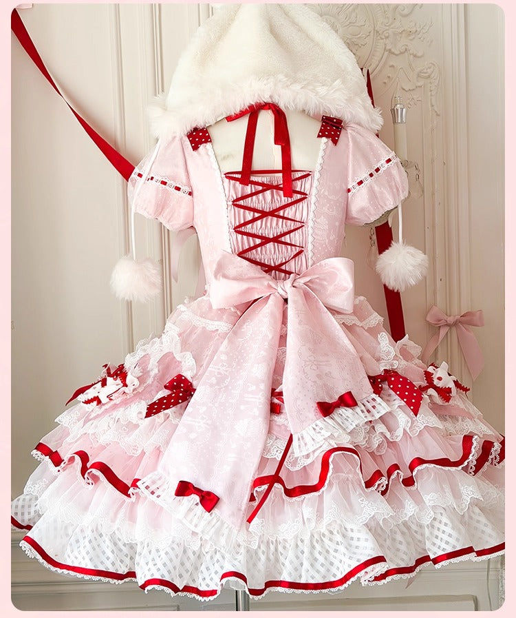 【受注予約~12/8】Candy Wrapper ワンピース【花与珍珠匣】