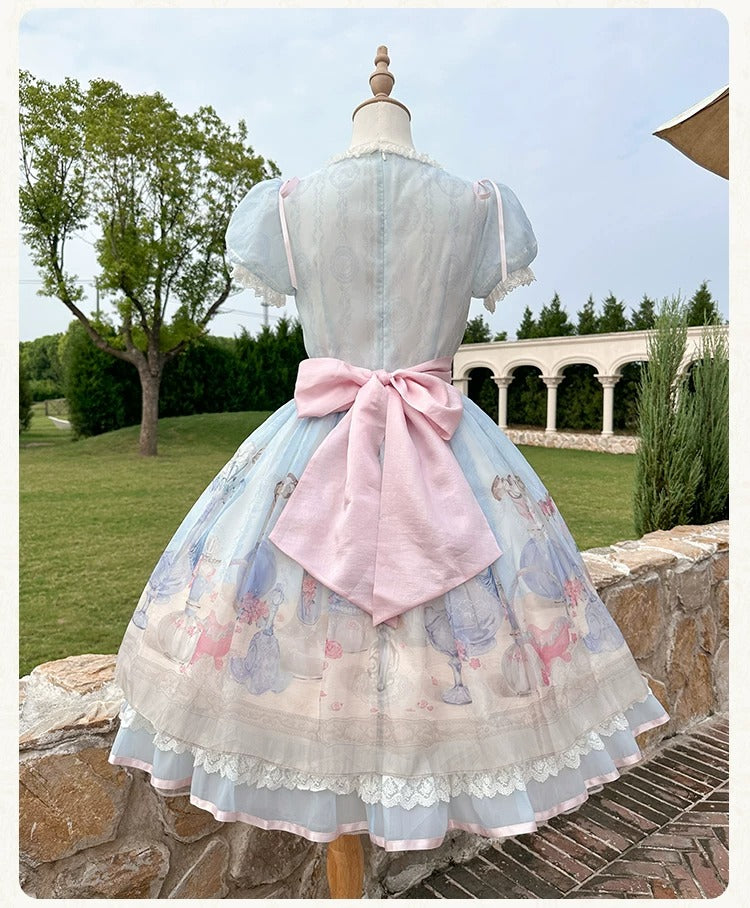 【受注予約~4/29】Fenton Curio Cabinet ワンピース・ジャンパースカート・エプロン【花与珍珠匣】