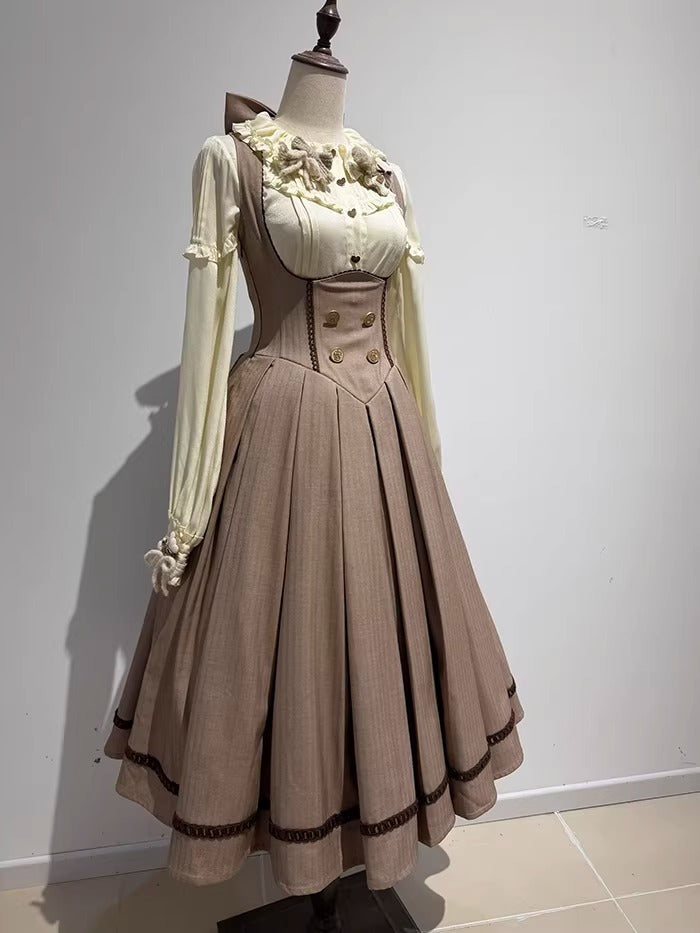 【受注予約~1/12】スイートカヌレ ジャンパースカート【Belle Langue】