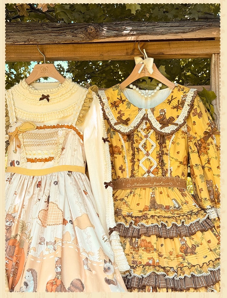 [Pre-orders open until October 2nd] Autumn Harvest in the Hill One-Piece Dress [Flowers and Pearl Box]