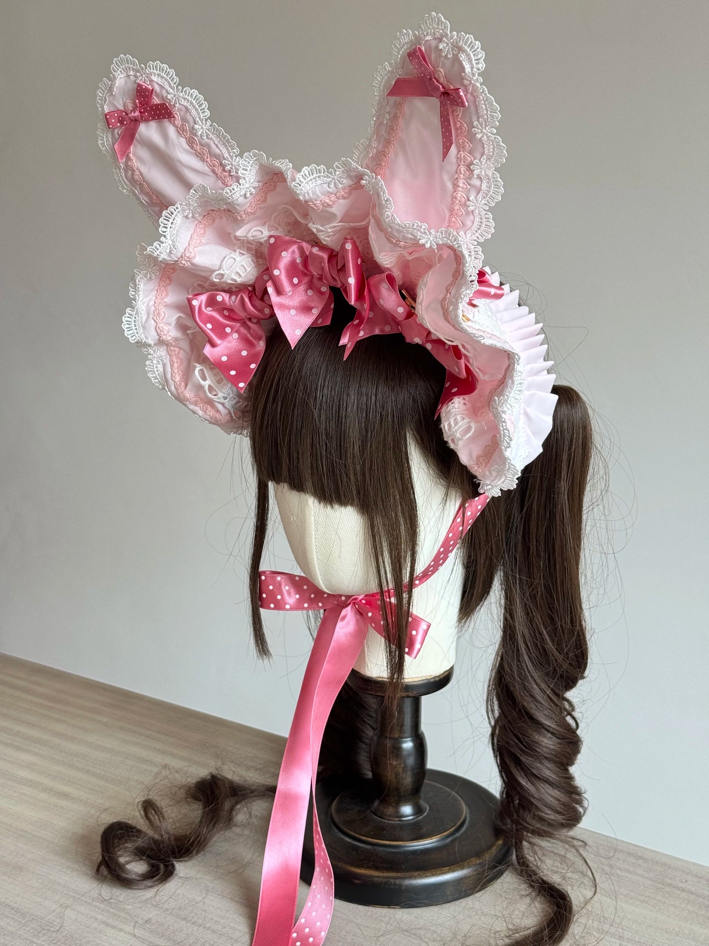 うさ耳ボンネット【妹抖手作工作屋】