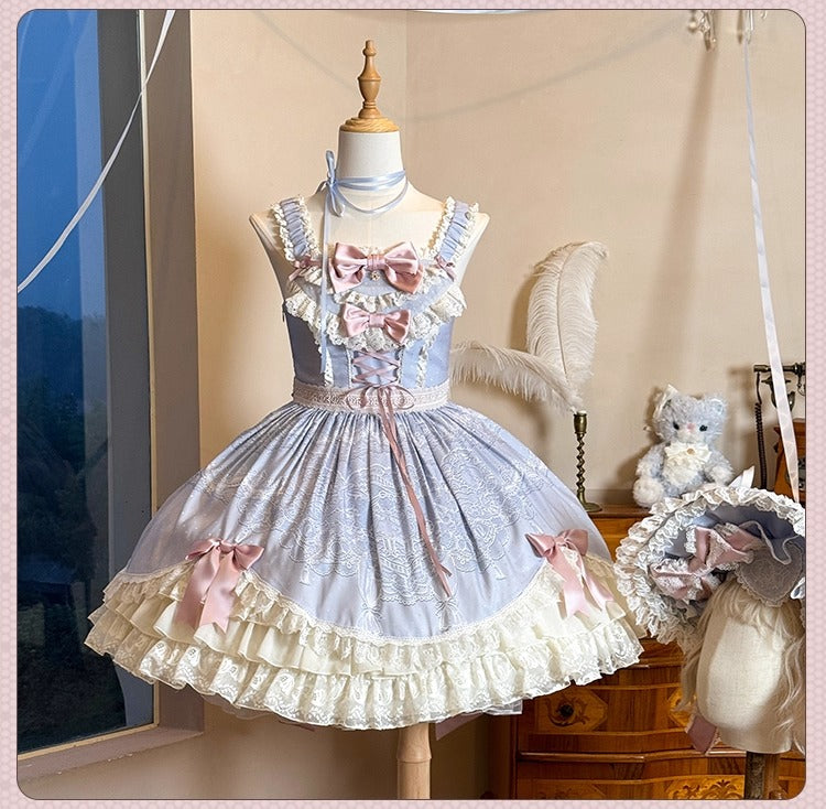 【受注予約~12/23】Race Doll ジャンパースカート(タイプ3)【花与珍珠匣】