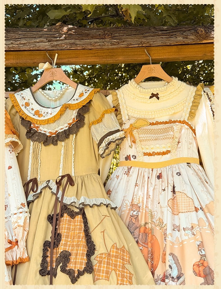 [Pre-orders open until October 2nd] Autumn Harvest in the Hill One-Piece Dress [Flowers and Pearl Box]