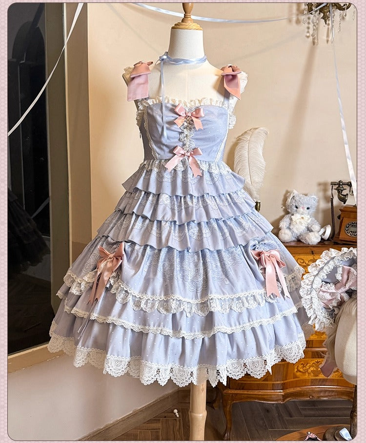 【受注予約~12/23】Race Doll ジャンパースカート(タイプ2)【花与珍珠匣】