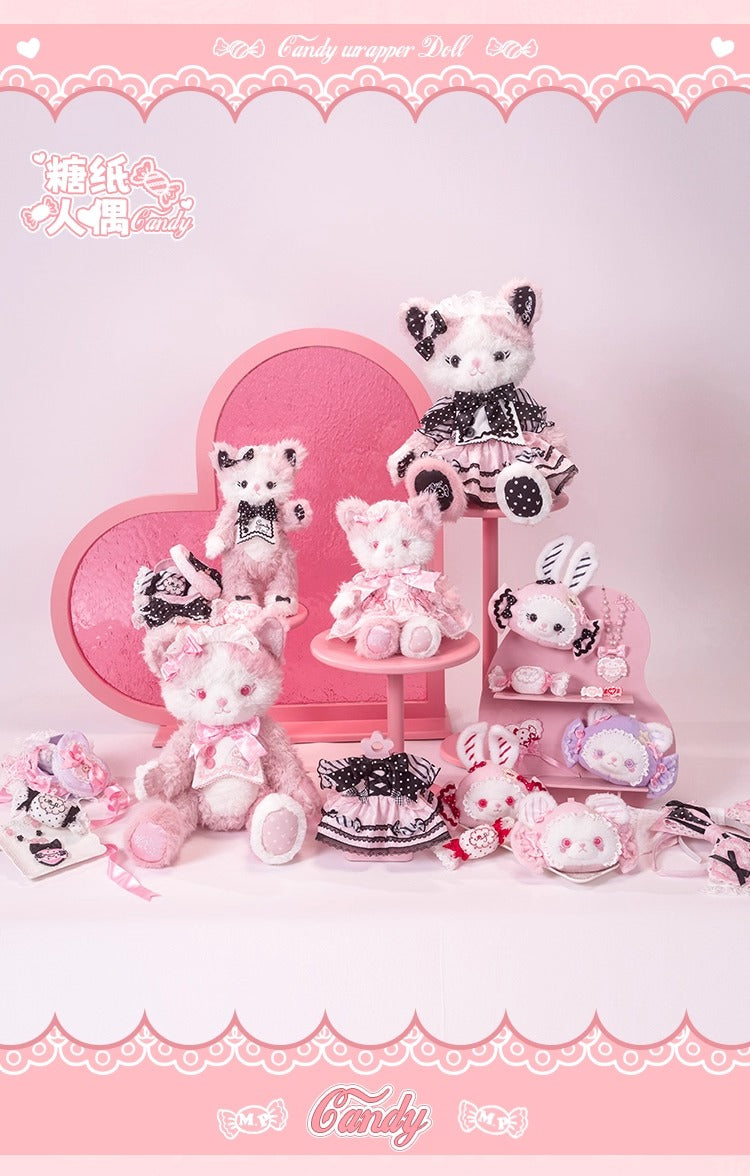 【受注予約~12/8】Candy Wrapper ぬいぐるみバッグ・ぬい用アクセサリー【花与珍珠匣】