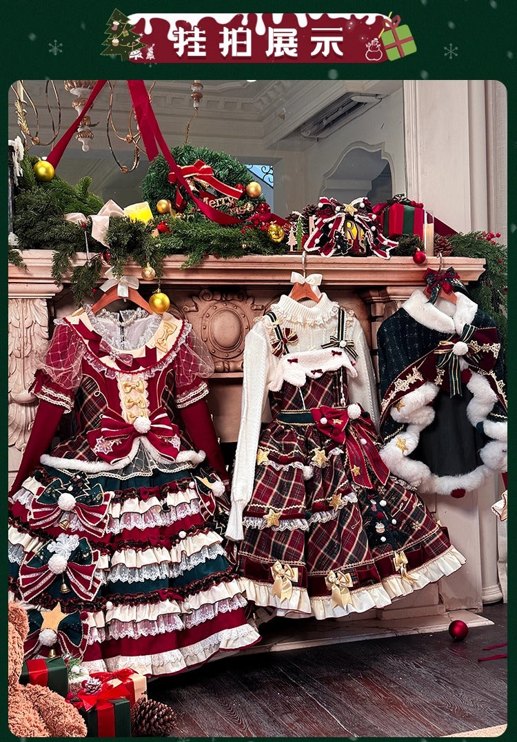 【受注予約~10/28】Christmas Eve ワンピース・ジャンパースカート【花与珍珠匣】