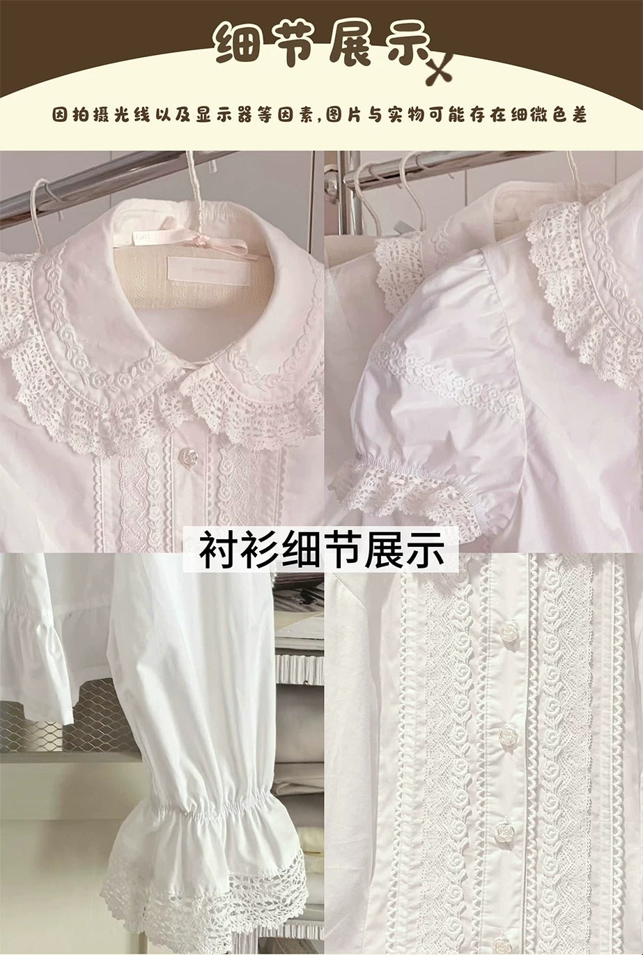 【受注予約~10/13】Pearl Doll ブラウス【Sheep Puff】