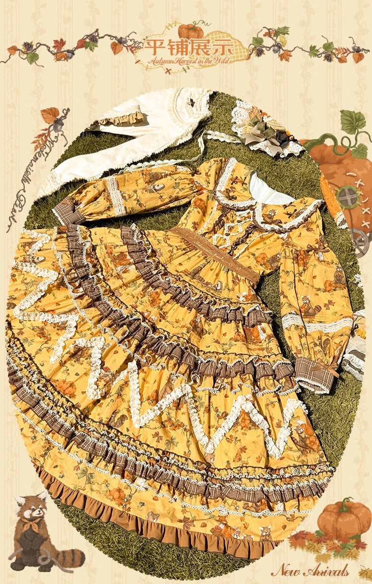 [Pre-orders open until October 2nd] Autumn Harvest in the Hill One-Piece Dress [Flowers and Pearl Box]