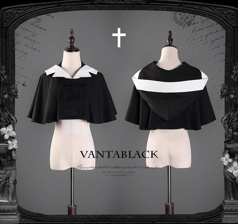 【受注予約~11/24】Priest-Sister ワンピース・ケープ【VantablackStudio】