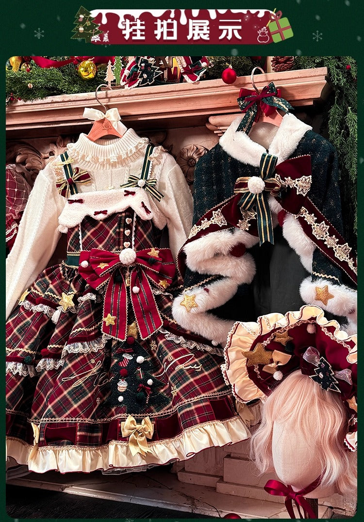 【受注予約~10/28】Christmas Eve ワンピース・ジャンパースカート【花与珍珠匣】