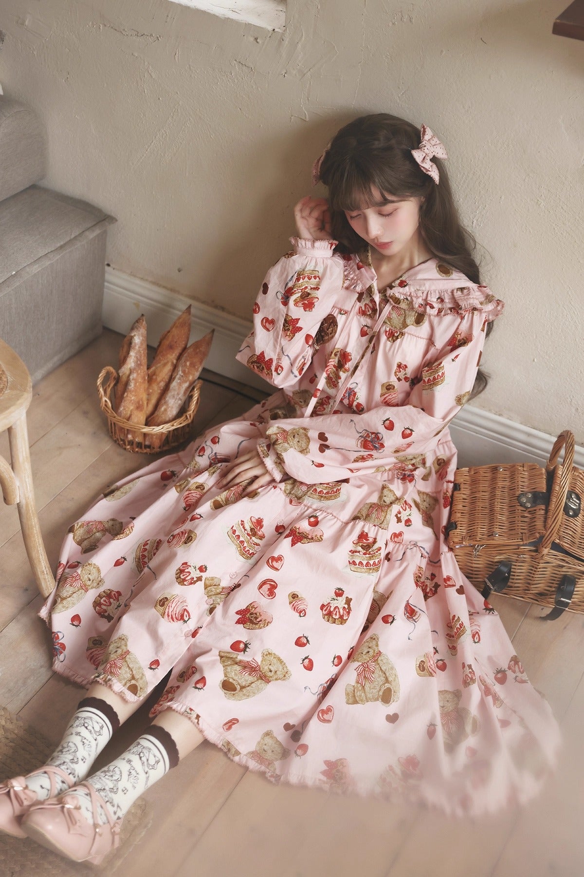 【受注予約~10/9】Chocolate Bear 2.0 ワンピース【Maple Sugar】