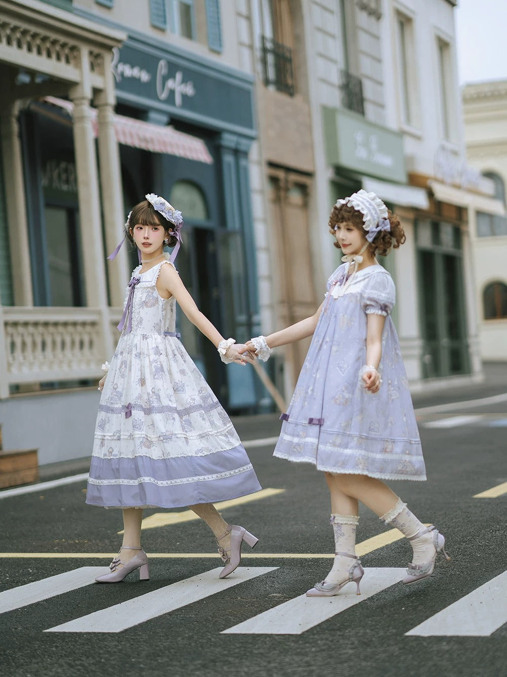 【受注予約~7/23】Little White Goose with Flowers アクセサリー【Miss Cube】