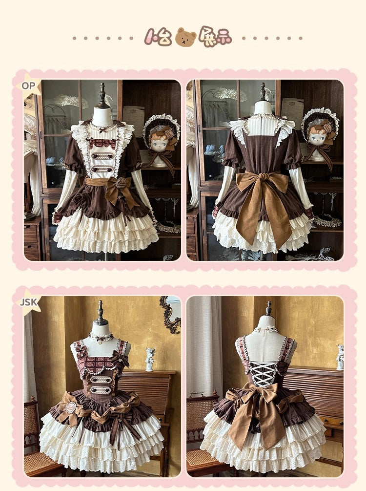 [Pre-orders until October 9th] Hazelnut Cocoa Dress/Jumper Skirt [Doujingo]