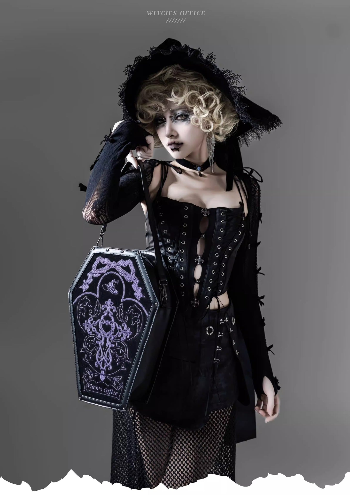 【受注予約~1/18】魔女集会 棺型バッグ【物語者】