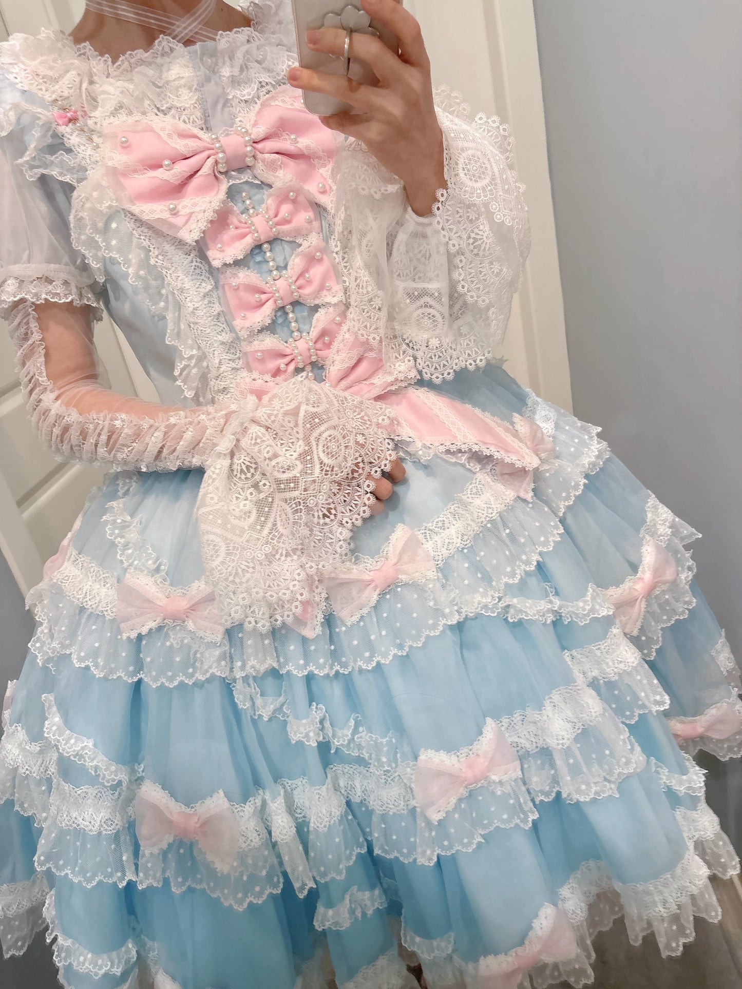 【受注予約~1/31】スクエアネックブラウス【梅子】