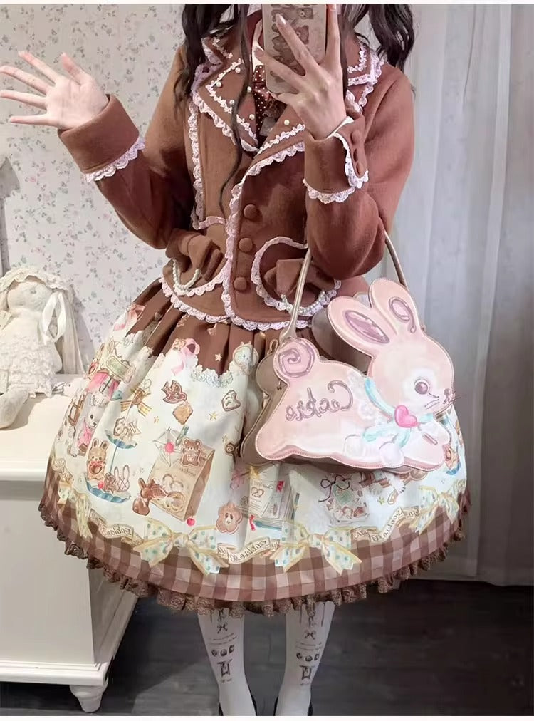 【受注予約~11/17】Snow Pearl ショートコート【黄桃湯園】