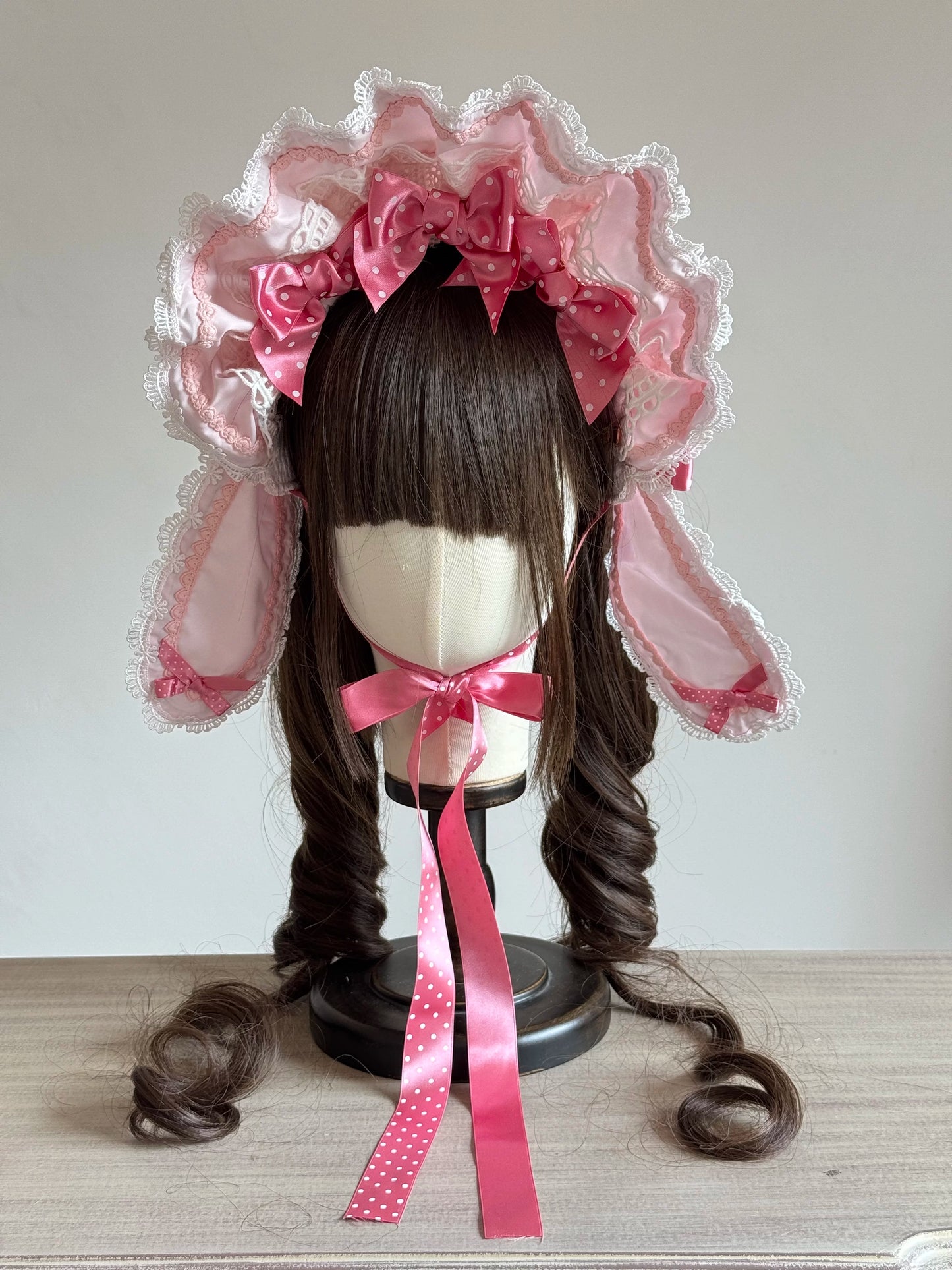 うさ耳ボンネット【妹抖手作工作屋】