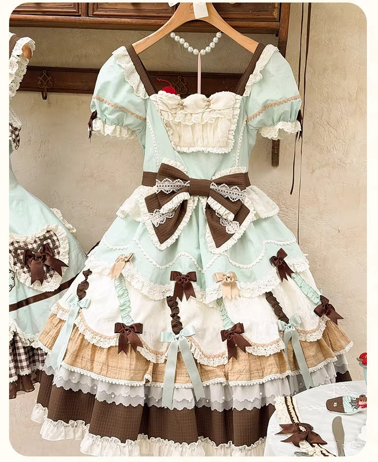 【受注予約~1/26】CupCakes ワンピース【花与珍珠匣】