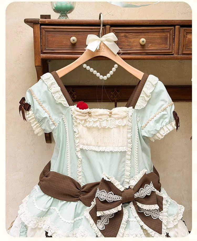 【受注予約~1/26】CupCakes ワンピース【花与珍珠匣】